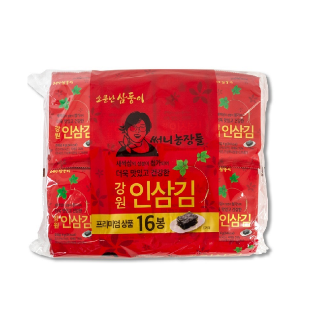 춘천몰,써니농장들 강원인삼김(4g*16) 새싹인삼김